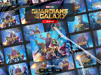 Guardians of the Galaxy Icon Kit creative folder folder design folder icon folder icons folders guardians of the galaxy icons marvel marvel comics movie icons movies