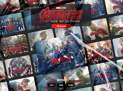 Avengers: Age of Ultron Icon Kit age of ultron avengers creative folder design folder icon folder icons folders icon icons marvel marvel studios movie icons movies