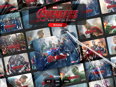 Avengers: Age of Ultron Icon Kit