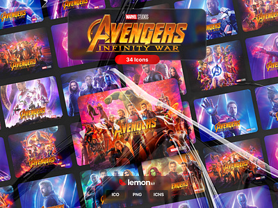 Avengers: Infinity War Icon Kit