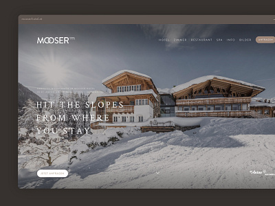 Website MOOSER Hotel