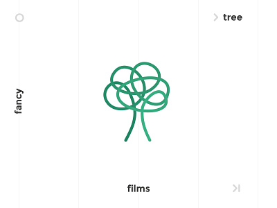Logo Fancy Tree Films brand brand and identity branding design fancy film filmmaking films graphicdesign logo logodesign tree