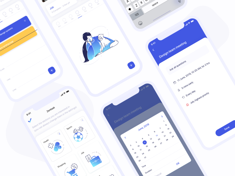 To do list design | Mobile app by Bella Bibleva for TechWings on Dribbble