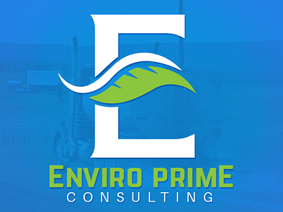 EnviroPrime Consulting branding design logo typography vector