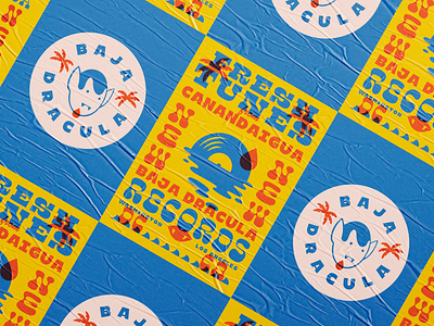 Baja Dracula — Posters baja branding and identity branding design dracula illustration posters record label