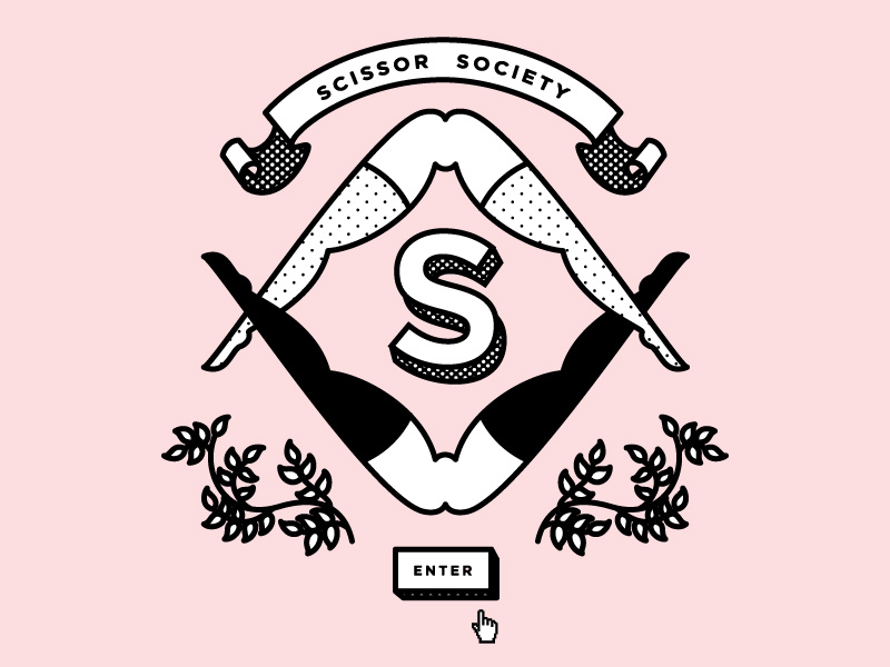 Scissor Society by 𝔐𝔞𝔤𝔞𝔡𝔢𝔱𝔥 on Dribbble 