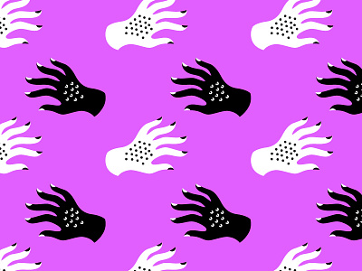 Trypophobia hands holes illustration magic pattern phobia vector