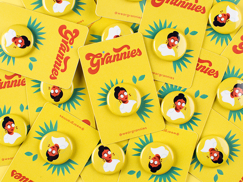 Pins! sunglasses illustration women eyewear grannies pins