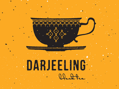 Darjeeling darjeeling illustration print tea