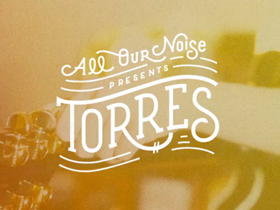 AON title cards all our noise lettering title card torres typography video