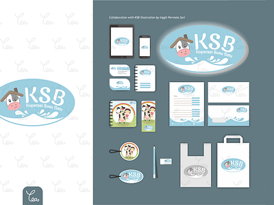 Logo and Stationery Design for Koperasi Susu Batu