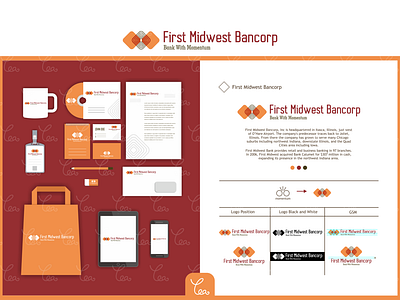 Logo and Stationery Design for First Midwest Bancorp