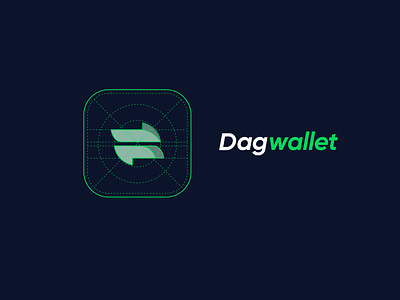 Dagwallet logo design dag design digital wallet logo wallet