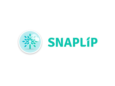 Snaplip Logo - 2nd option app logo dandelion delicate flower insta instant logo mobile mobile app moment photo photo app picture snaplip