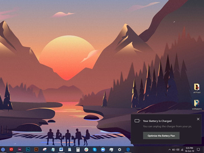 Windows 10 - Charge Completed Notification
