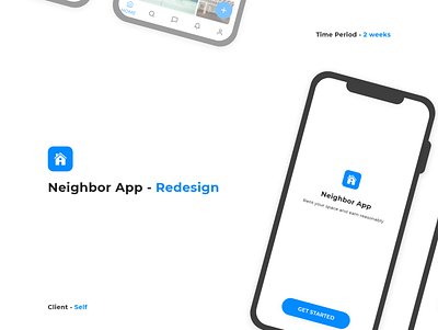 Neighbor App - Redesign adobexd product redesign ui ux