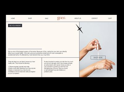 Homepage for GAEA homepagedesign minimalist ui design uiux webdesign website website design