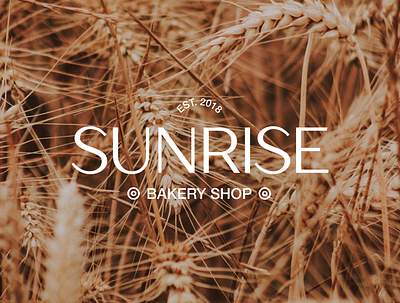 LOGO DESIGN - Bakery Shop Sunrise brand design brand identity branding branding design graphic design logo logo design logodesign logodesigner logotype minimalism minimalistic rebrand