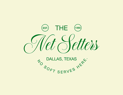 THE NET SETTERS branding branding design design elegant logo graphic design logo logo design logo designer luxury logo minimalism simple design tennis tennis logo