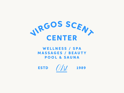 Vintage Logo Design for Wellness/Spa Center Virgos Scent