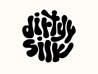 Custom Typography Logo - Dirtyy Silk