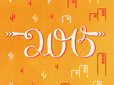 2015! 2015 halftone icon illustration lines numbers numerals texture type typography