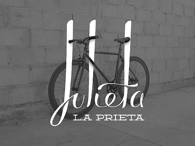 Julieta la Prieta bike fixed fixed gear fixie julieta lettering prieta purefix the juliet type typography