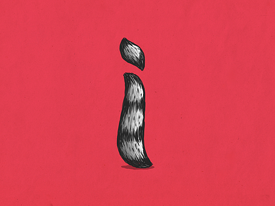 Raccoon i alphabet coon custom type i illustration lettering mapache raccoon type typography