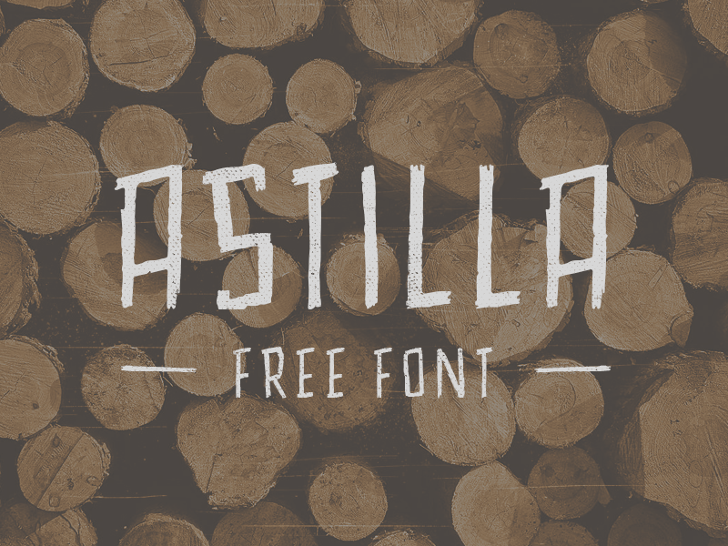 Astilla Free Font astilla font free free font hand type handmade rust type typography