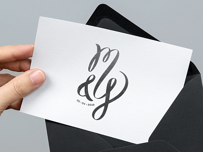 M & L Monogram ampersand l lettering logotype m monogram stamp type typography