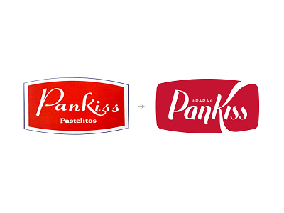 Pankiss new look bakery cake lettering logo logotype redesign type typography wordmark