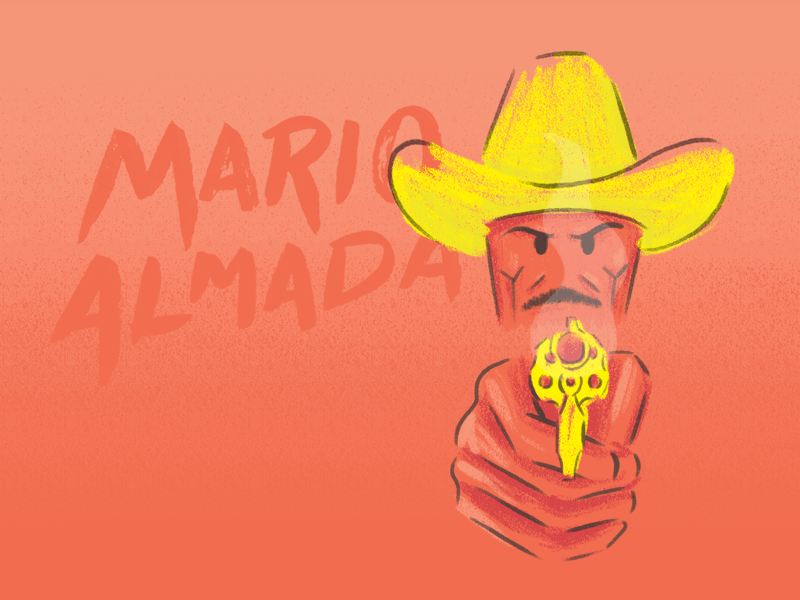 Mario Almada animation gif gun mario almada mexico motion movies norte pistola pistolas revolver sonora
