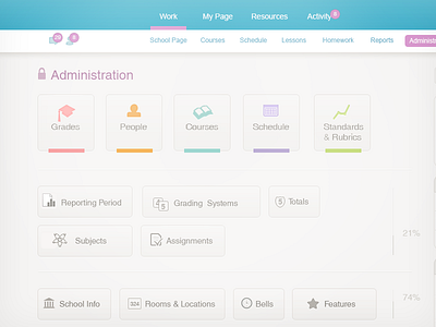 School Administrator Dashboard Prototype