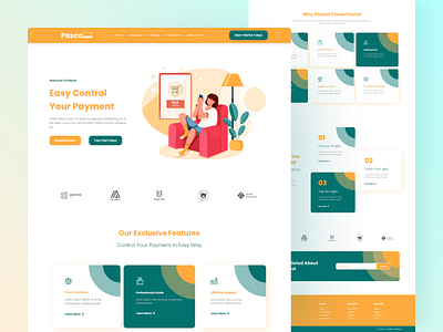 Pascal - Payment App Landing Page