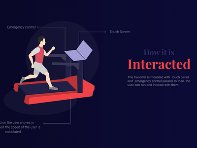 Interactive treadmill