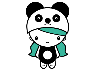 Pandaboy character cute japan kawaii panda