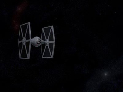 Imperial TIE fighter 3d cinema4d imperial space starwars tiefighter