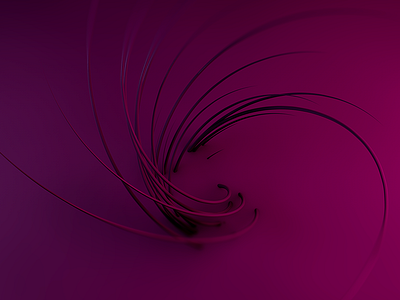 Swirls 3d art c4d cinema4d hair lines pink swirls