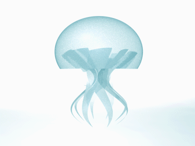 Jellyfish 3d cinema4d fish jelly mograph sphere splines swirl tentactle