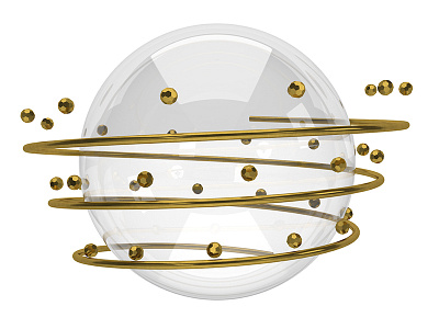 Materials #2 3d bubble cinema4d glass gold metal orb