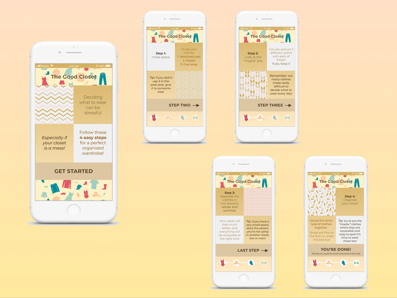 Day 6 The Good Closet App By Camilla Menin On Dribbble