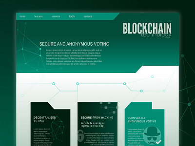 Day 89 - Blockchain Voting System 100 days of ui block chain blockchain blockchain voting blockchaintechnology daily 100 daily 100 challenge daily ui design designapp presentation sketch ui ux challenge website