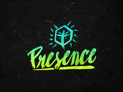 PRESENCE • Lettering logo