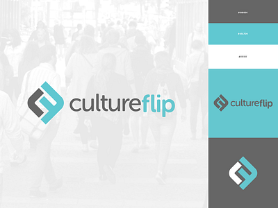 cultureflip brand branding color design digital freelance design letter lettering logo logotype symbol typography usa vector