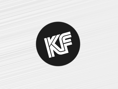 KF Wordmark black white dot logo wordmark