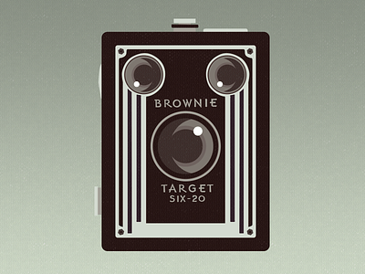 Brownie brownie camera illustration kodak