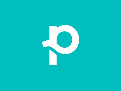 Planted Abbreviated Logo abbreviated icon logo logomark p planted stamp