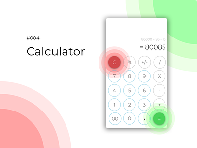 Daily UI 004 ~ Calculator 004 calculator dailyui design
