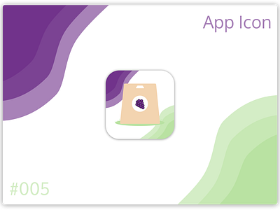 Daily UI 005 ~ Grape 005 app dailyui grape icon illustration