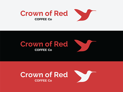 Crown Of Red Color branding design logo typography ui vector